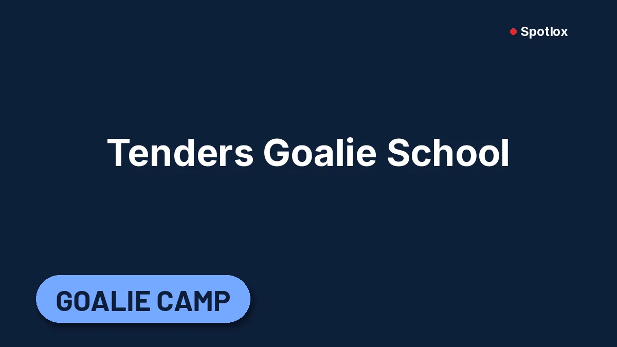 Tenders Goalie School card image for Tenders Goalie School Christmas Goalie Camp (Goalie, Fort Erie)